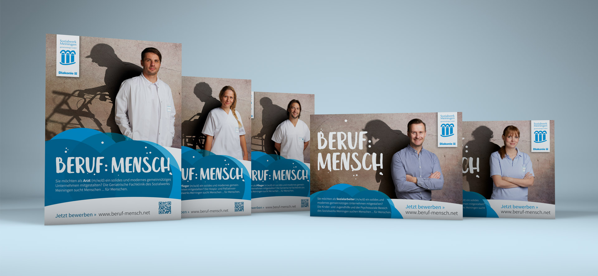 Beruf Mensch Kampagne Printmedien