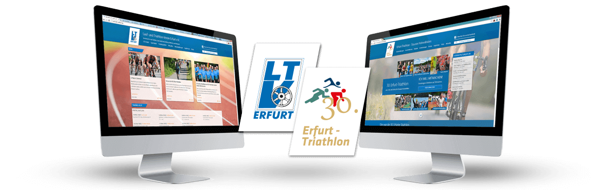 Kartinka realisiert zwei neue Webseiten für den Erfurter Lauf- und Triathlon-Verein (LTV Erfurt)