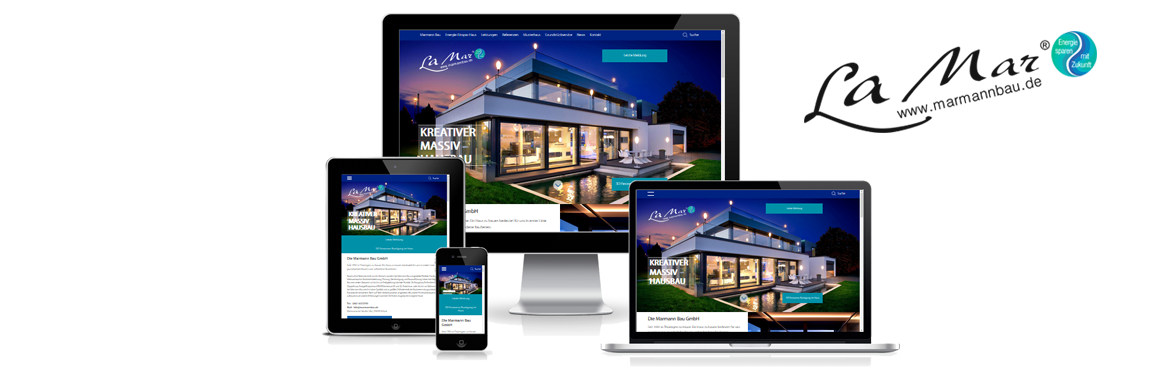 Website-Relaunch für die Marmann Bau GmbH - Webdesign Erfurt