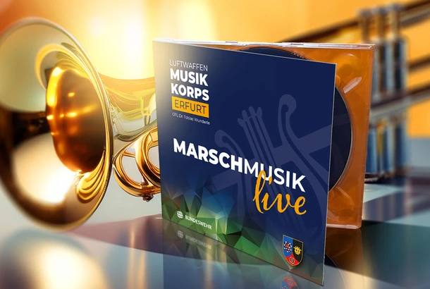 Cover- & CD-Gestaltung für das Luftwaffenmusikkorps Erfurt