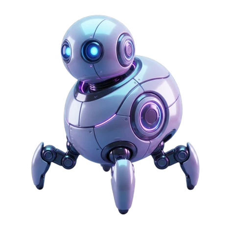 Illustration eines Roboters, der Daten analysiert – Symbol für die Analysephase der KI‑Beratung