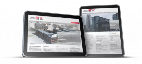Die neue Internetseite von HKS Ingenieurbüro hält sich betont zurück Die neue Internetseite von HKS Ingenieurbüro hält sich betont zurück