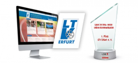 Mit Web-Relaunch von kartinka auf der Überholspur: LTV Erfurt gewinnt LSB-Medienpreis 2017