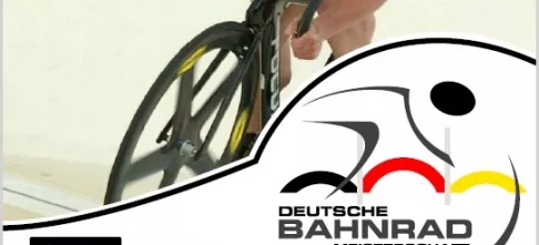 Plakat für die Deutsche Bahnrad Meisterschaft