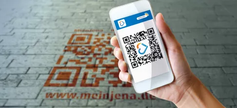 Guerilla-Marketing - Außergewöhnliche Werbung für die Markteinführung der MeinJena App