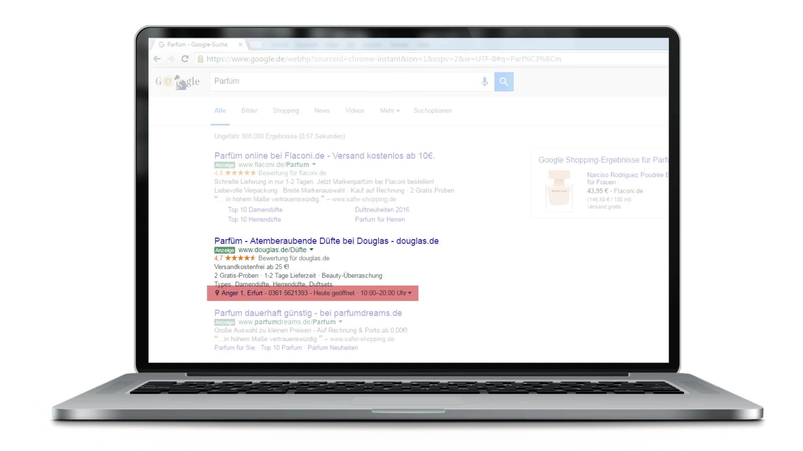 AdWords Standorterweiterung AdWords Standorterweiterung