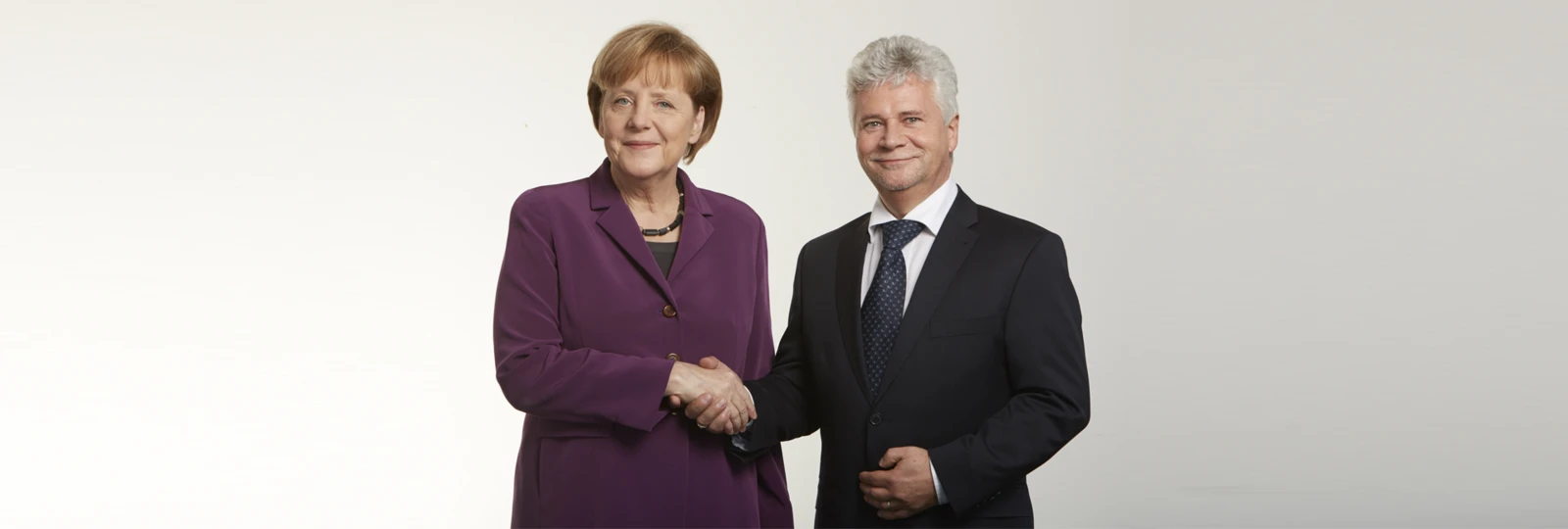 Herr Dr. Koch und Frau Angela Merkel Herr Dr. Koch und Frau Angela Merkel
