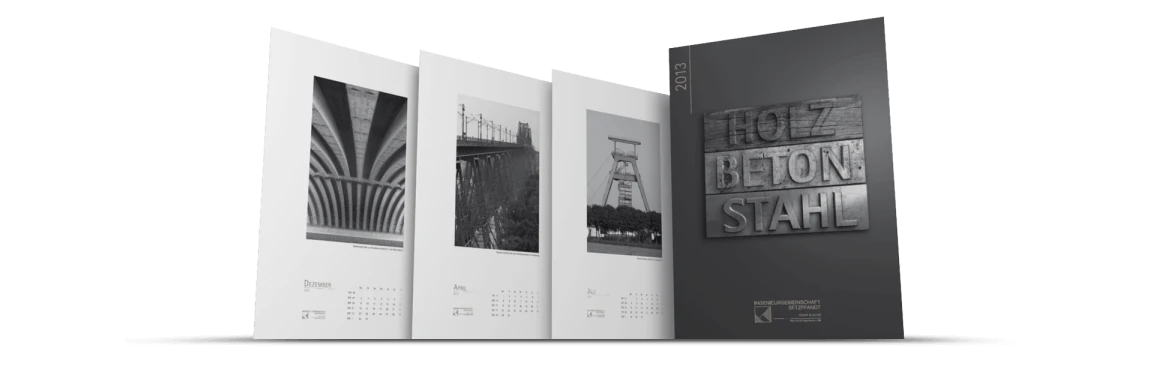 Layout & Produktion für den Jahreskalender der Setzpfandt Architekten aus Weimar Layout & Produktion für den Jahreskalender der Setzpfandt Architekten aus Weimar