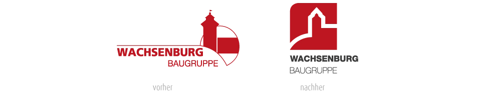 Logo Relaunch für die Wachsenburg Baugruppe