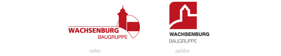 Logo Relaunch für die Wachsenburg Baugruppe Logo Relaunch für die Wachsenburg Baugruppe