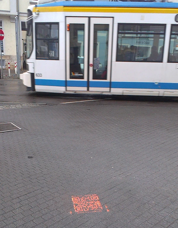 Guerilla-Marketing - Außergewöhnliche Werbung für die Markteinführung der MeinJena App Guerilla-Marketing - Außergewöhnliche Werbung für die Markteinführung der MeinJena App