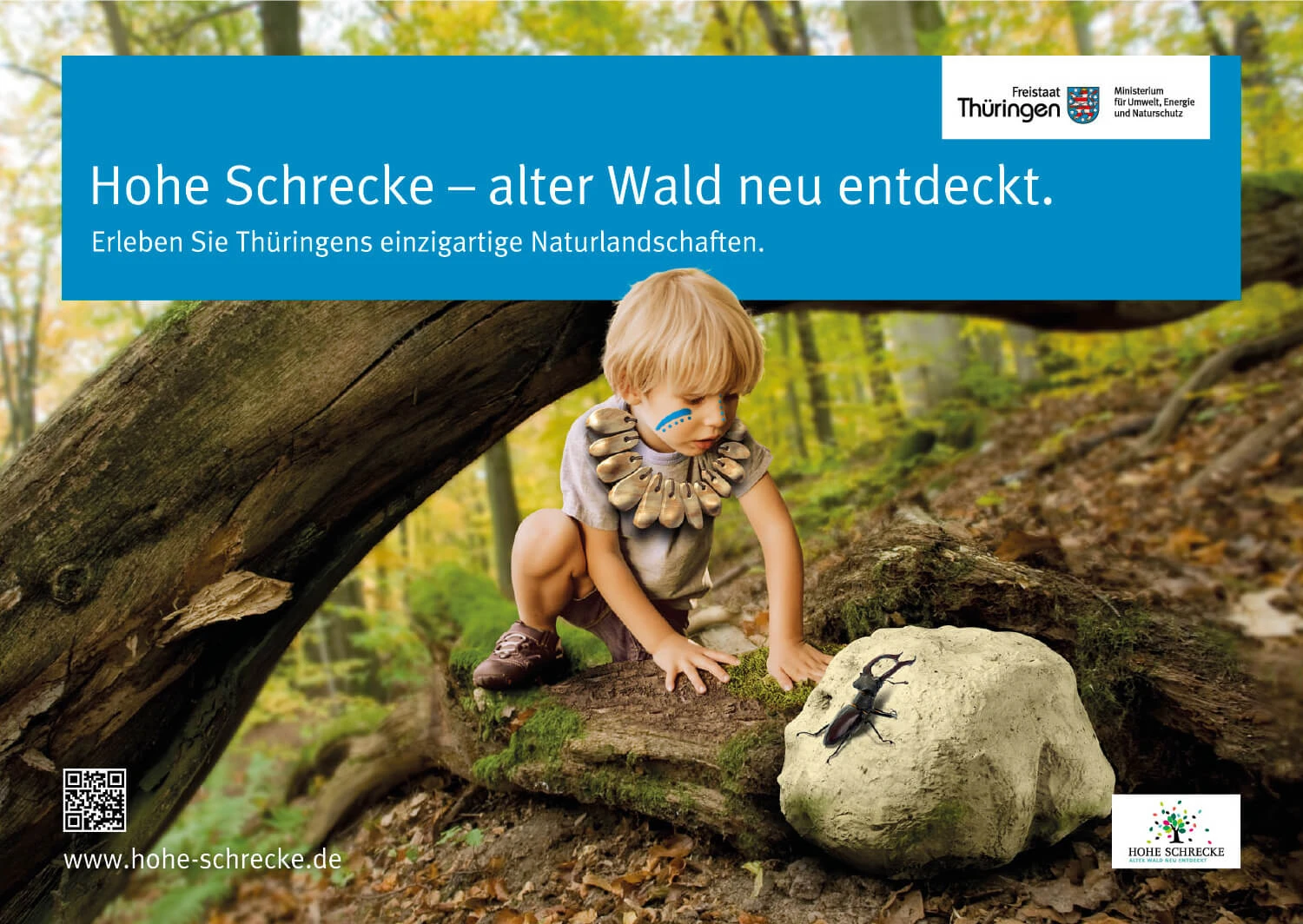 Naturschutzgebiet Hohe Schrecke - Das Motiv vereint Mensch und Natur Naturschutzgebiet Hohe Schrecke - Das Motiv vereint Mensch und Natur