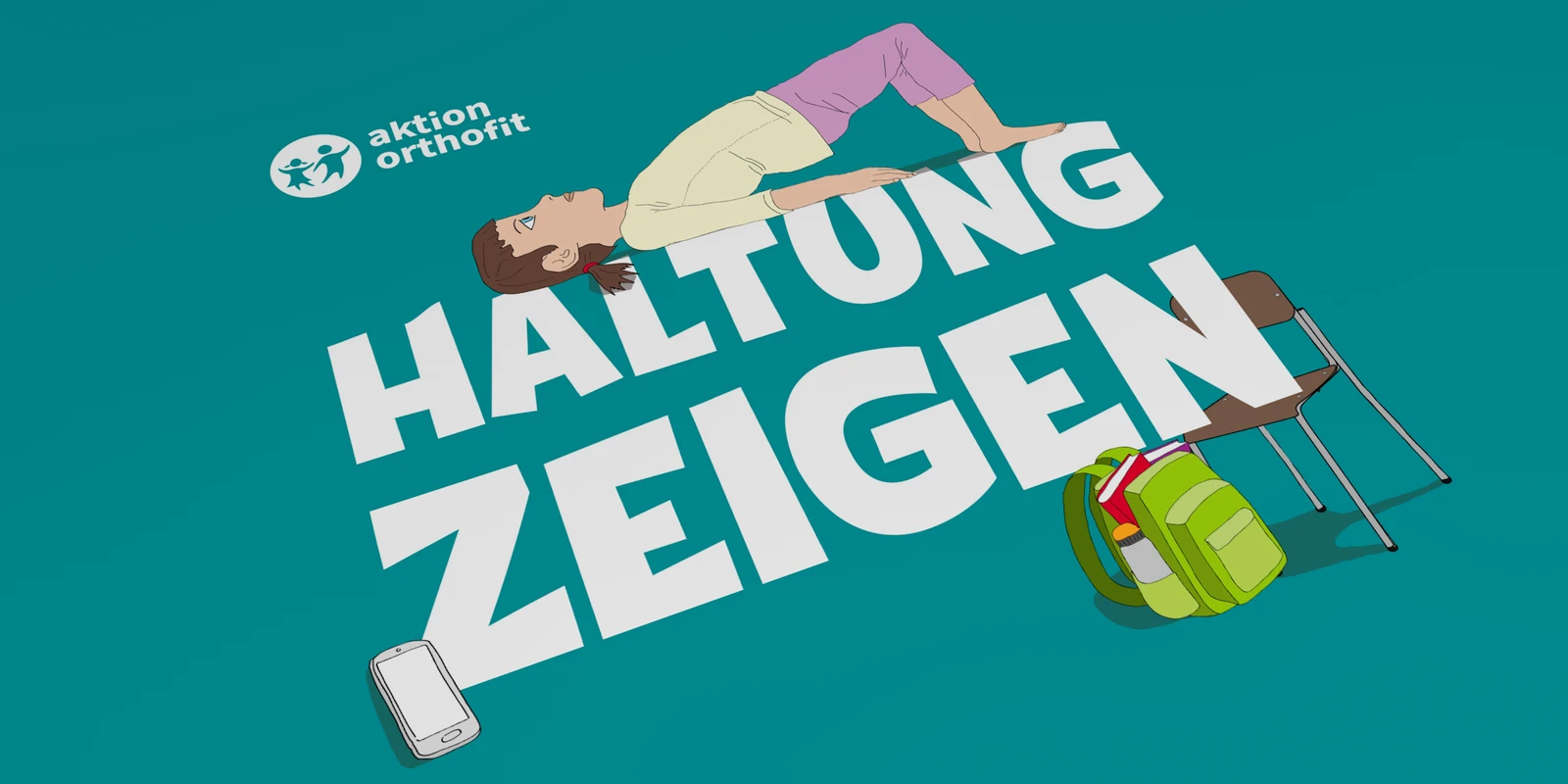 Aktion Orthofit - Haltung Zeigen Keyvisual Aktion Orthofit - Haltung Zeigen Keyvisual
