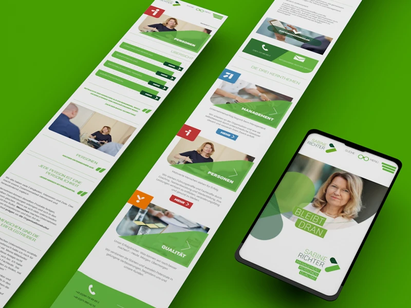 Neue Website für Sabine Richter Neue Website für Sabine Richter