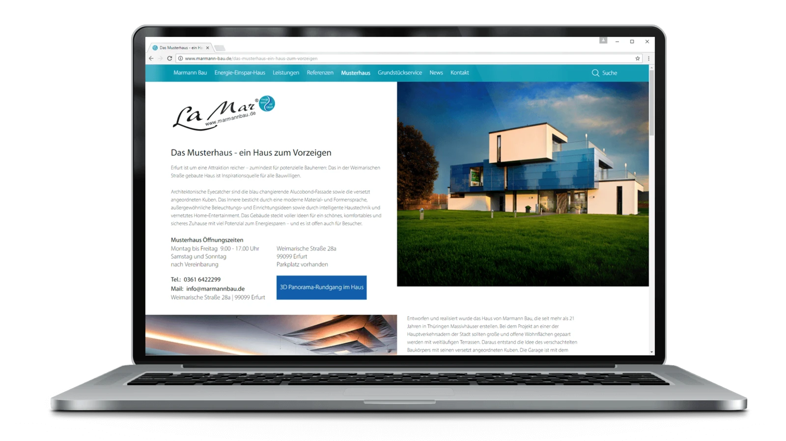 Website-Relaunch für die Marmann Bau GmbH - Webdesign Erfurt Website-Relaunch für die Marmann Bau GmbH - Webdesign Erfurt